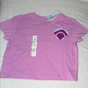 Cat & Jack Light Purple Tee with Graphic